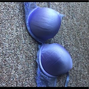 Purple push up bra